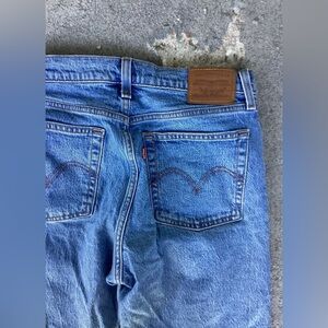 Levis Wedgie Button Fly Jeans Button Fly High Rise Size 29 Inseam 28" EUC